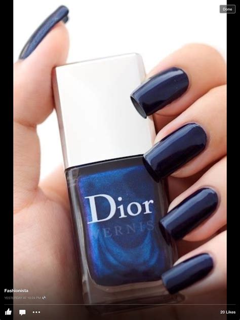 dior navy blue nail polish|Dior manicure essentials.